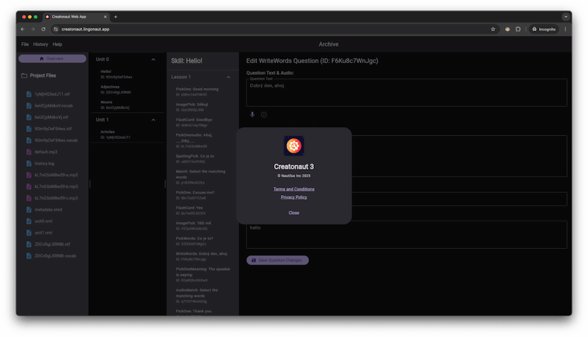 Lingonaut BETA release, Creatonaut 3 release and a little surprise…